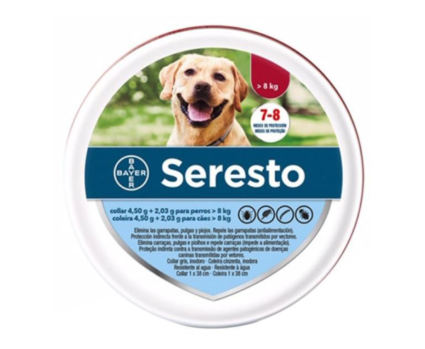 SERESTO COLLAR PERROS MÁS 8KG