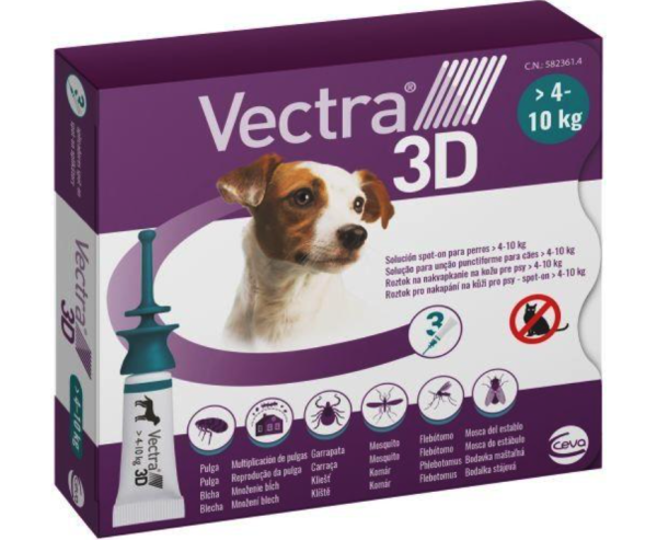 VECTRA 3D 4-10KG 3 PIPETAS